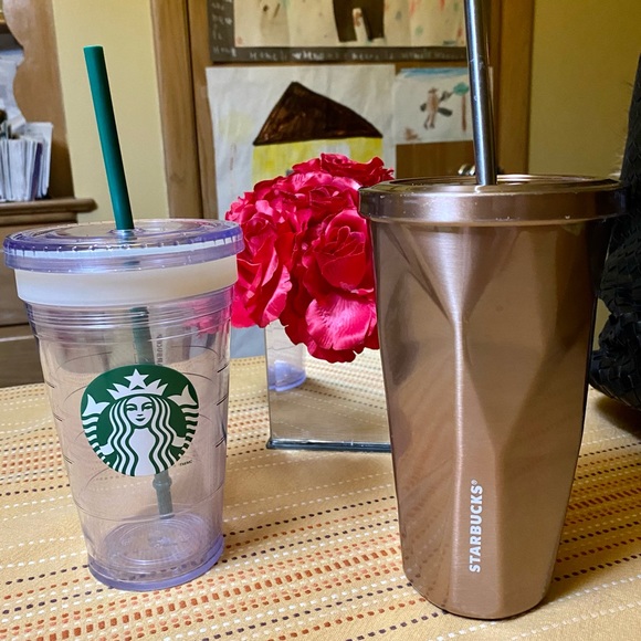 Lot of 2 Starbucks Tumblers